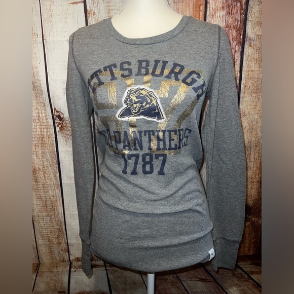 PINK Victoria's Secret Tops - PINK Victoria’s Secret Pitt Panthers long sleeve size Large